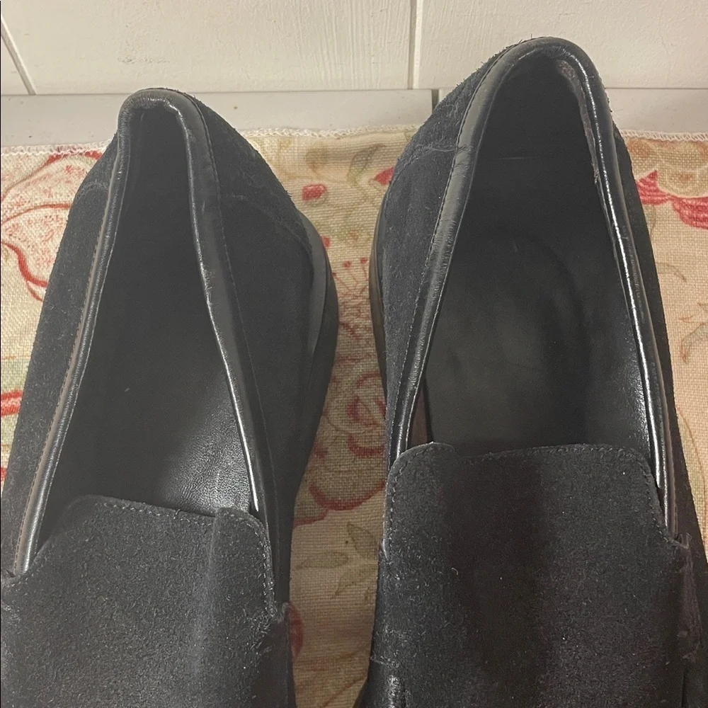 Gucci Men's Classic Black Suede Leather Clog Style Loafers
